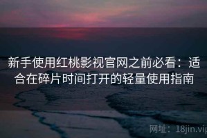 新手使用红桃影视官网之前必看：适合在碎片时间打开的轻量使用指南