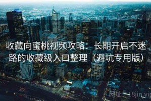 收藏向蜜桃视频攻略：长期开启不迷路的收藏级入口整理（避坑专用版）