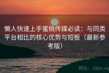 懒人快速上手蜜桃传媒必读：与同类平台相比的核心优势与短板（最新参考版）