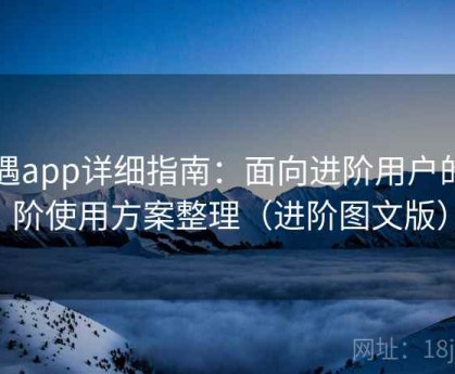 岛遇app详细指南：面向进阶用户的高阶使用方案整理（进阶图文版）