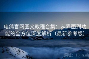 电鸽官网图文教程合集：从界面到功能的全方位深度解析（最新参考版）