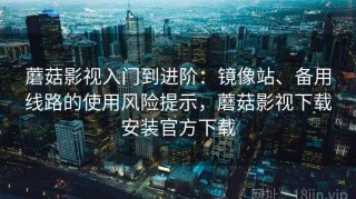 蘑菇影视入门到进阶：镜像站、备用线路的使用风险提示，蘑菇影视下载安装官方下载