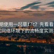 想长期使用一起草17c？先看看这篇：不同网络环境下的流畅度实测报告