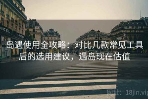 岛遇使用全攻略：对比几款常见工具后的选用建议，遇岛现在估值