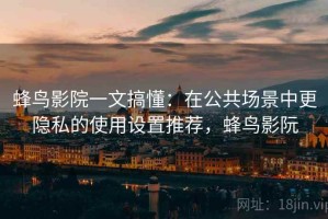 蜂鸟影院一文搞懂：在公共场景中更隐私的使用设置推荐，蜂鸟影阮