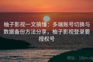 柚子影视一文搞懂：多端账号切换与数据备份方法分享，柚子影视登录要授权号