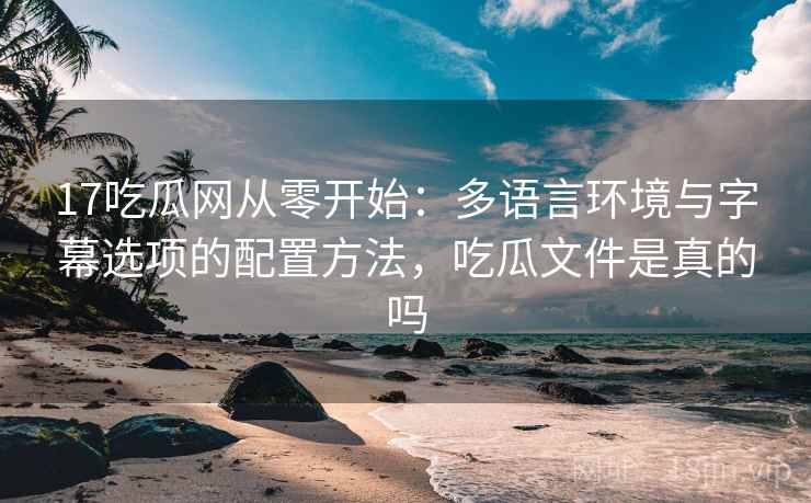 17吃瓜网从零开始：多语言环境与字幕选项的配置方法，吃瓜文件是真的吗