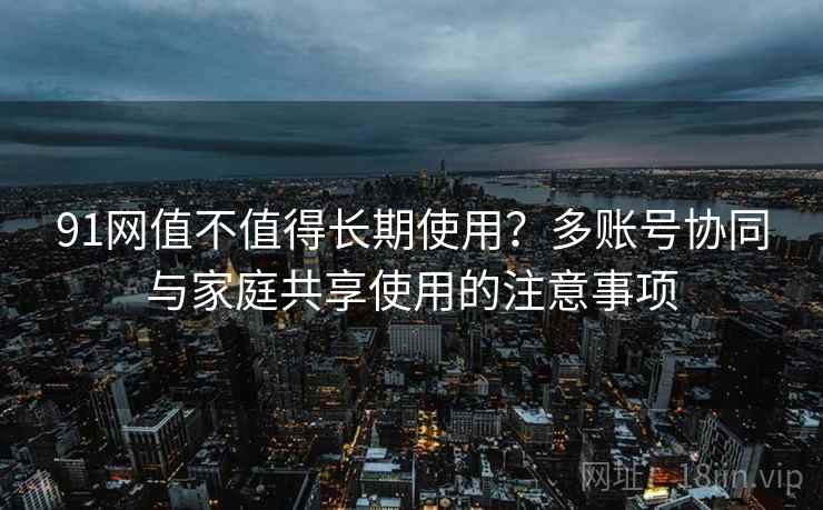 91网值不值得长期使用？多账号协同与家庭共享使用的注意事项