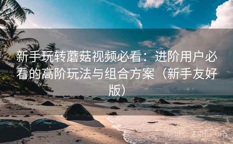 新手玩转蘑菇视频必看：进阶用户必看的高阶玩法与组合方案（新手友好版）