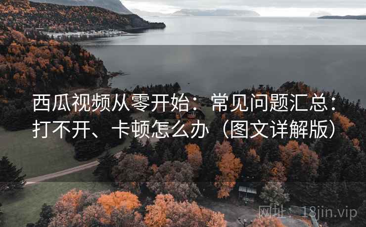 西瓜视频从零开始:常见问题汇总:打不开、卡顿怎么办(图文详解版) 西瓜视频从零开始:常见问题汇总:打不开、卡顿怎么办(图文详解版)