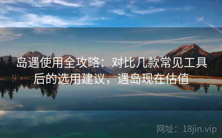 岛遇使用全攻略:对比几款常见工具后的选用建议,遇岛现在估值 岛遇使用全攻略:对比几款常见工具后的选用建议,遇岛现在估值